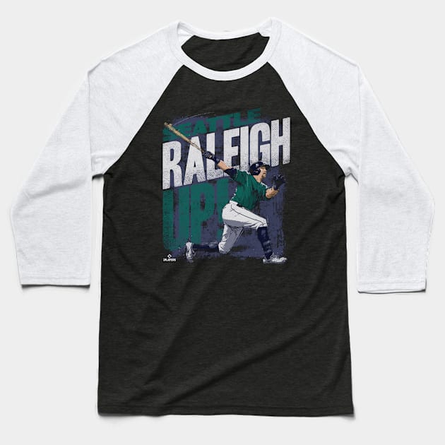 Cal Raleigh Raleigh Up Seattle Baseball T-Shirt by danlintonpro